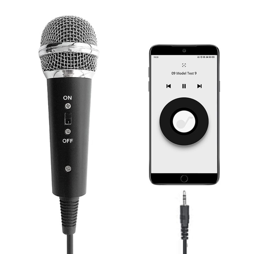 Kondenzátorový mikrofon s POP filtrem JACK 3,5 mm