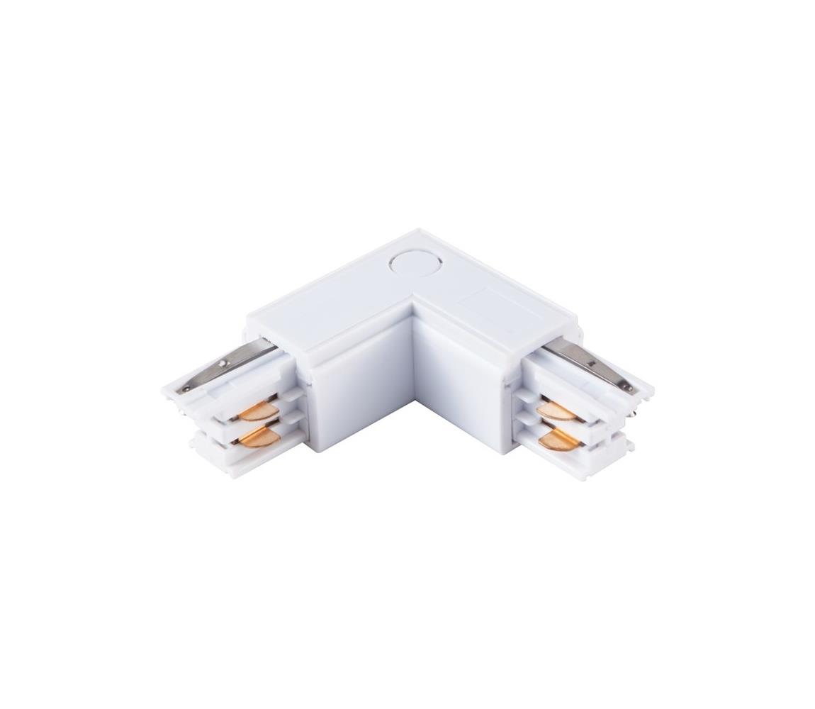  Konektor pro svítidla v lištovém systému 3-fázový TRACK bílá typ L 