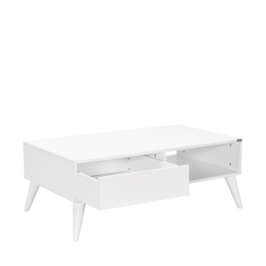 Konferenční stolek 110x65 cm bílá