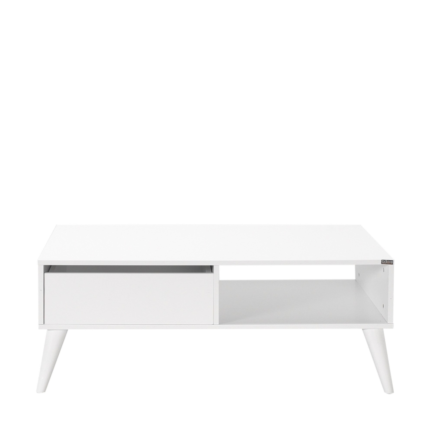 Konferenční stolek 110x65 cm bílá