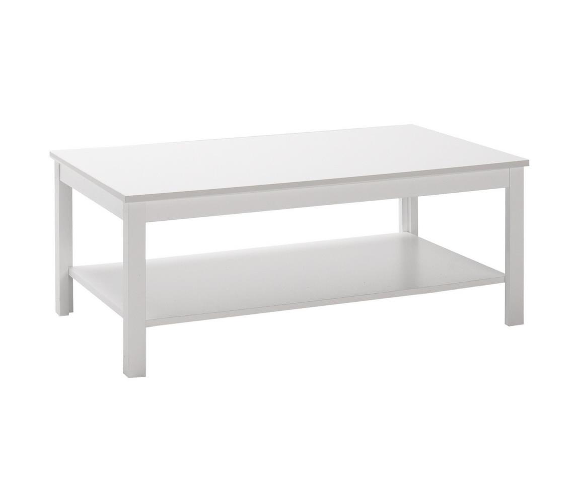 Adore Furniture Konferenční stolek 40x80 cm bílá 
