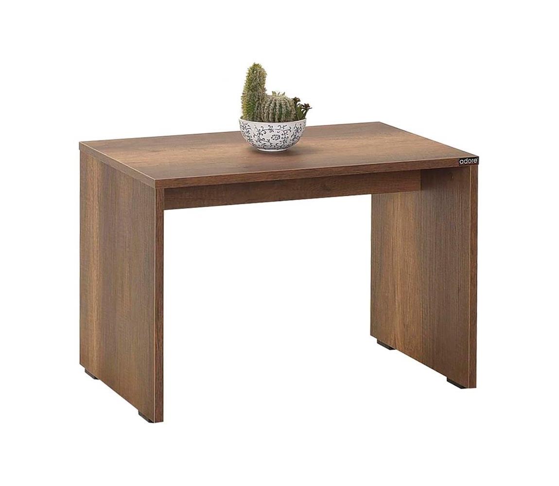 Adore Furniture Konferenční stolek 43x60 cm hnědá AD0101