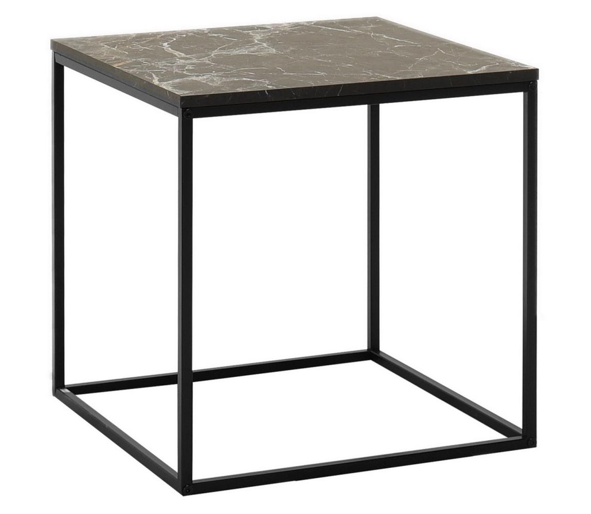 Adore Furniture Konferenční stolek 52x50 cm černá 