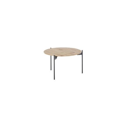 Konferenční stolek AURA pr. 55 cm dub/antracit