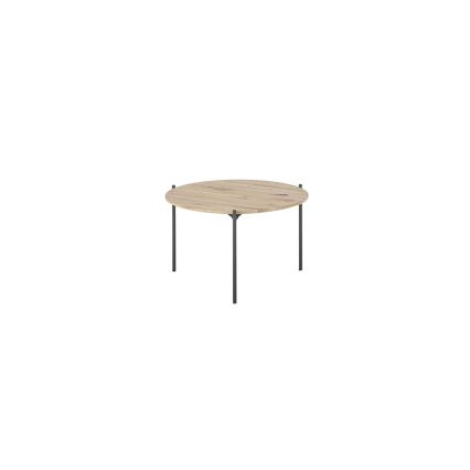 Konferenční stolek AURA pr. 55 cm dub/antracit