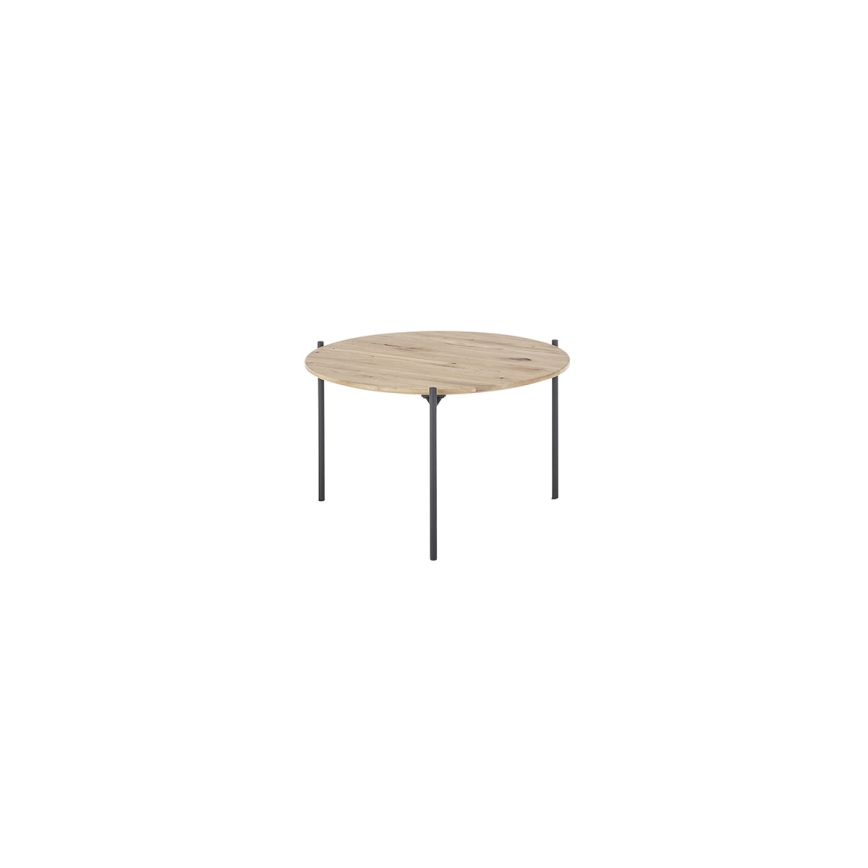 Konferenční stolek AURA pr. 55 cm dub/antracit