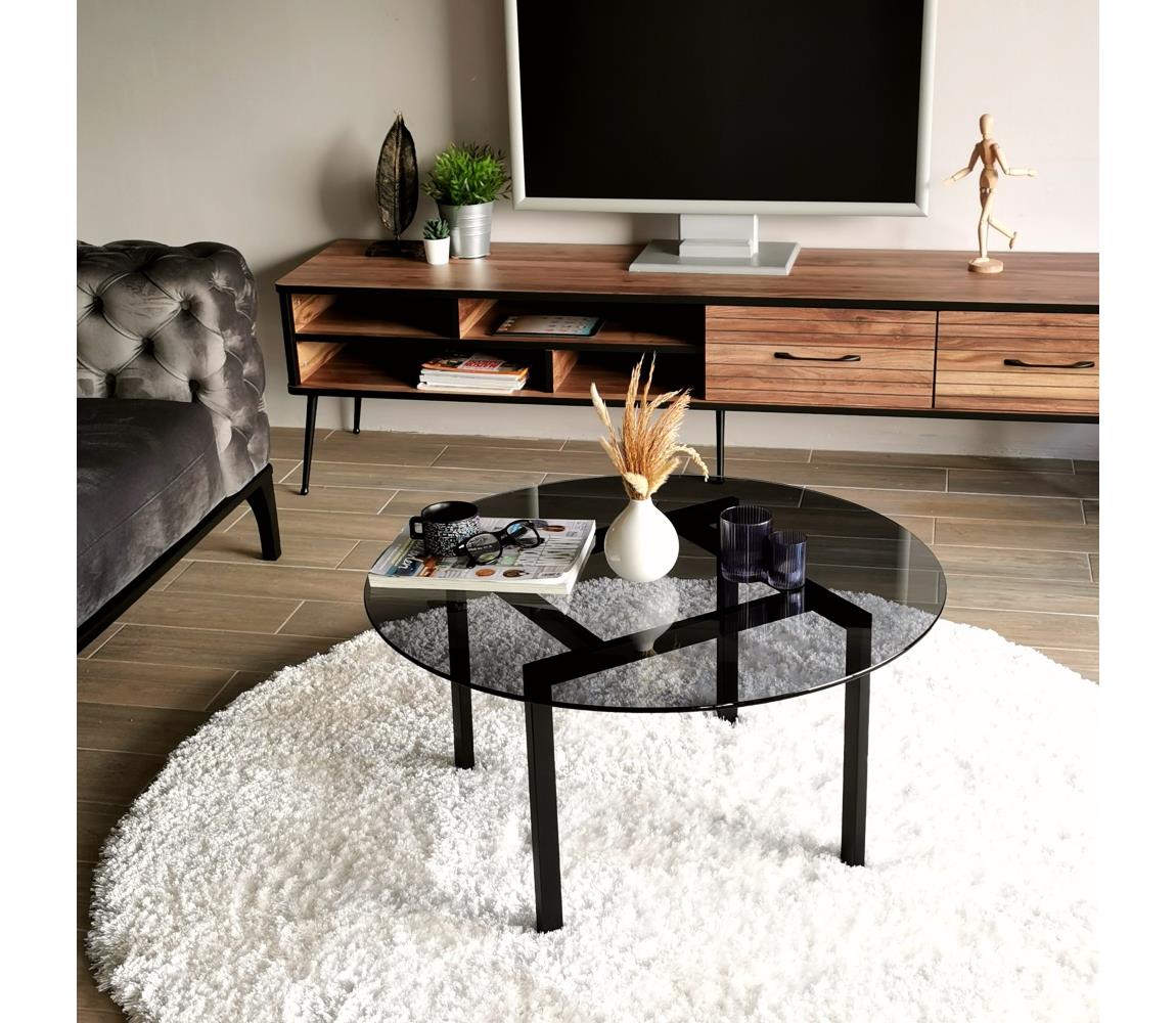 Asir Konferenční stolek BALANCE 42x75 cm černá AS1597