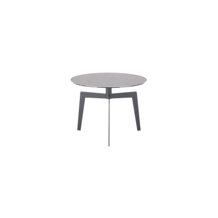 Konferenční stolek BALANCE pr. 60 cm šedá/antracit