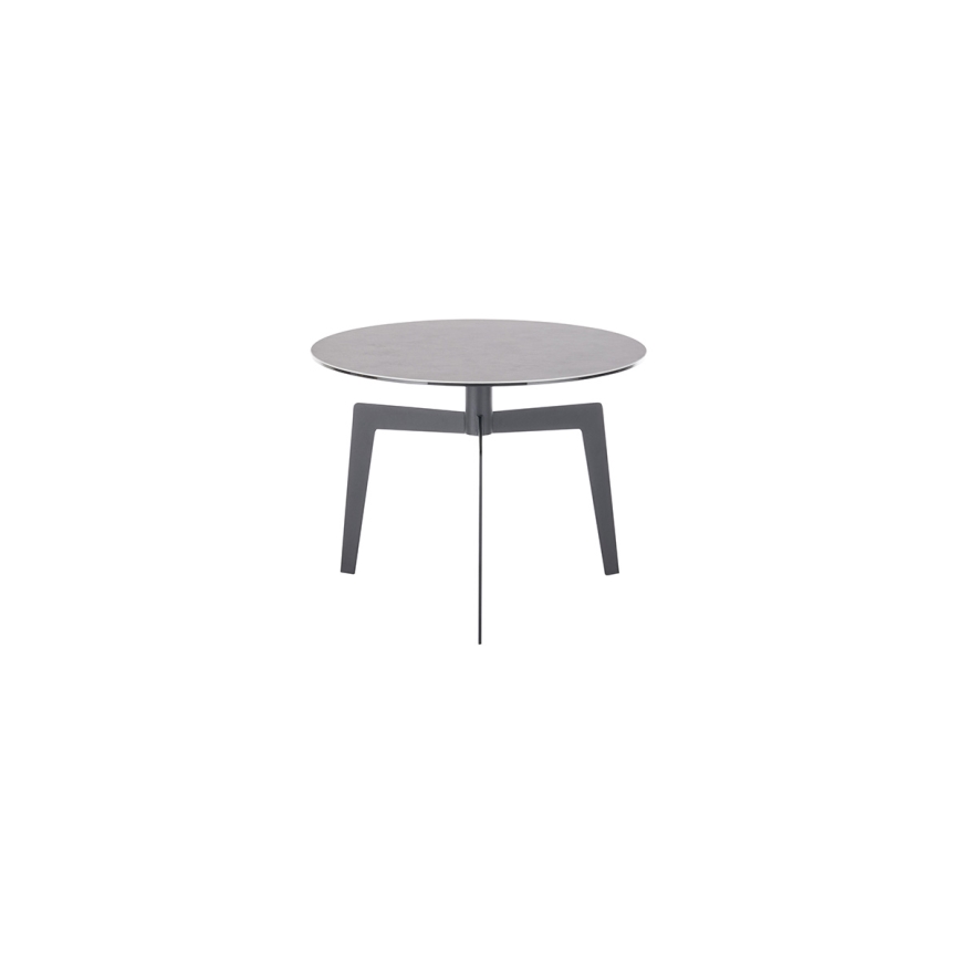 Konferenční stolek BALANCE pr. 60 cm šedá/antracit