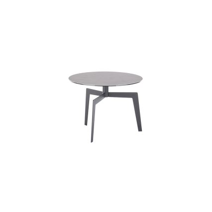Konferenční stolek BALANCE pr. 60 cm šedá/antracit