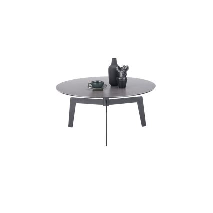 Konferenční stolek BALANCE pr. 80 cm šedá/antracit
