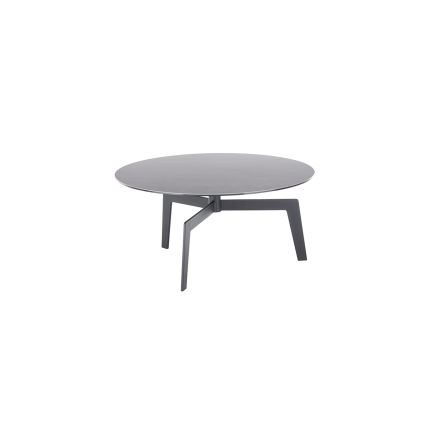 Konferenční stolek BALANCE pr. 80 cm šedá/antracit