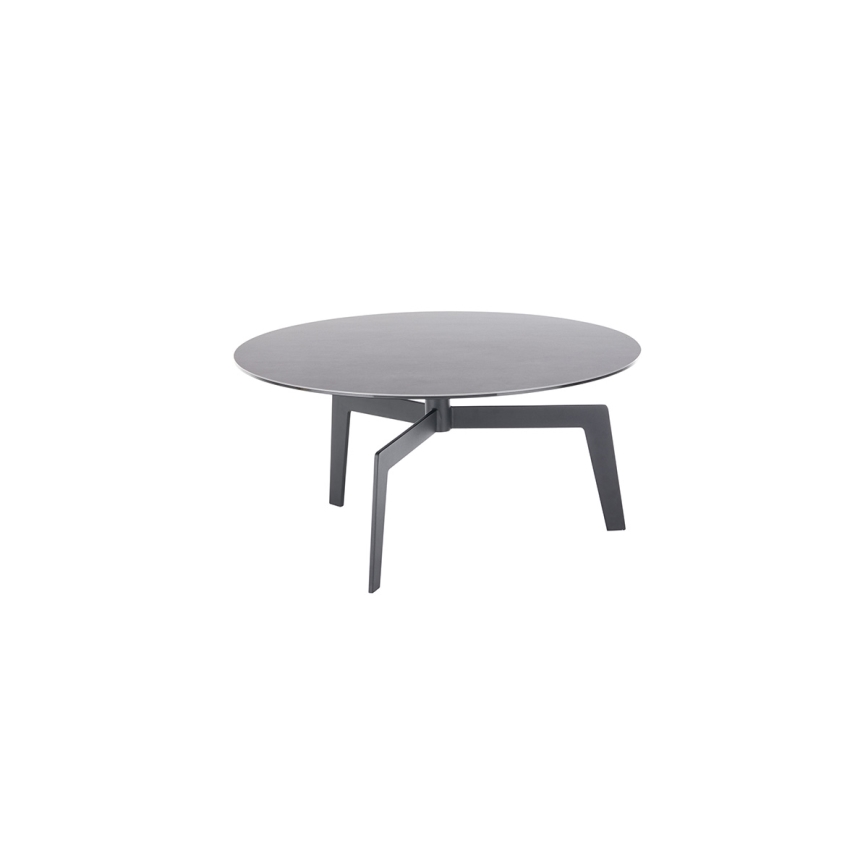 Konferenční stolek BALANCE pr. 80 cm šedá/antracit