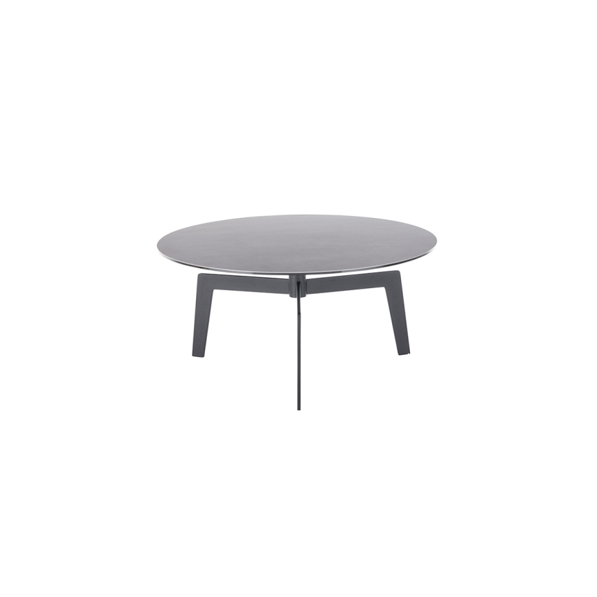Konferenční stolek BALANCE pr. 80 cm šedá/antracit
