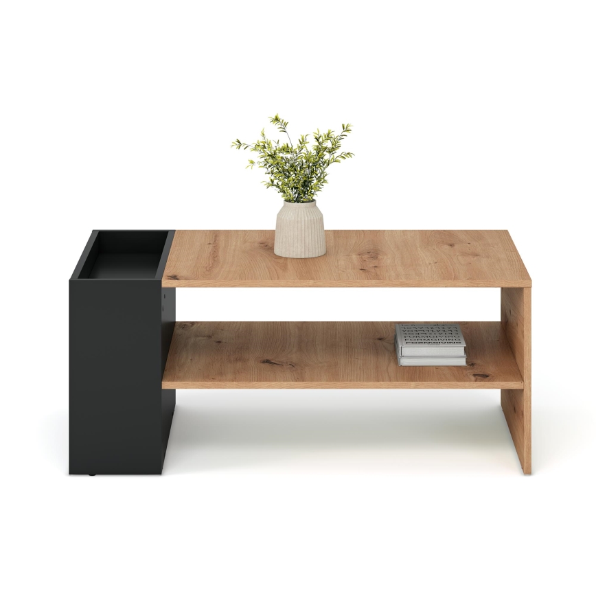 Konferenční stolek BELA 100x42 cm dub artisan/antracit