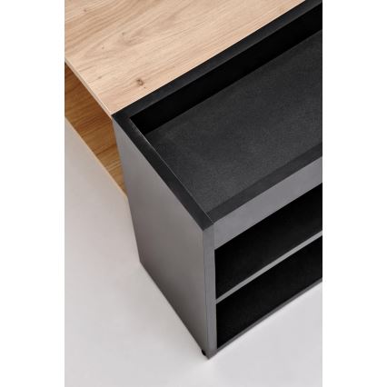 Konferenční stolek BELA 100x42 cm dub artisan/antracit
