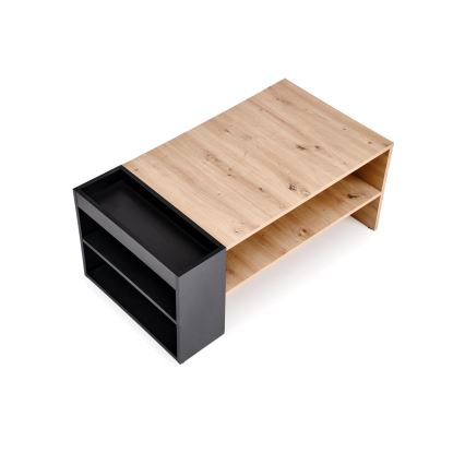 Konferenční stolek BELA 100x42 cm dub artisan/antracit
