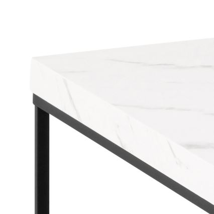 Konferenční stolek CAMILO 110x55 cm bílá