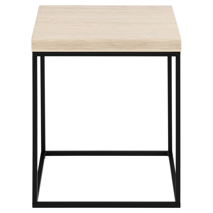 Konferenční stolek CAMILO 40x40 cm béžová