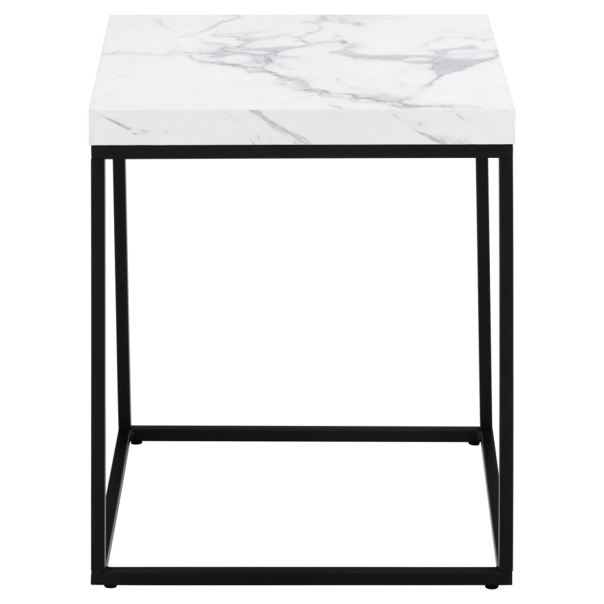 Konferenční stolek CAMILO 40x40 cm bílá