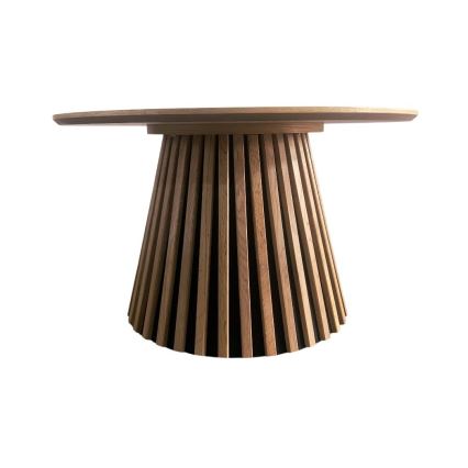 Konferenční stolek CARINA pr. 75 cm dub/černá