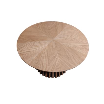 Konferenční stolek CARINA pr. 75 cm dub/černá
