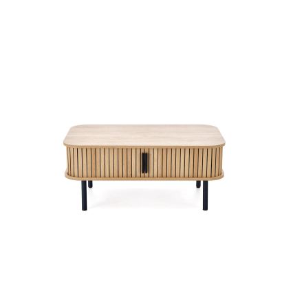 Konferenční stolek CASA 90x50 cm hnědá/černá