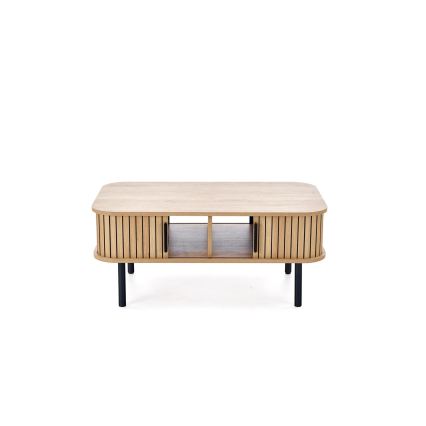 Konferenční stolek CASA 90x50 cm hnědá/černá