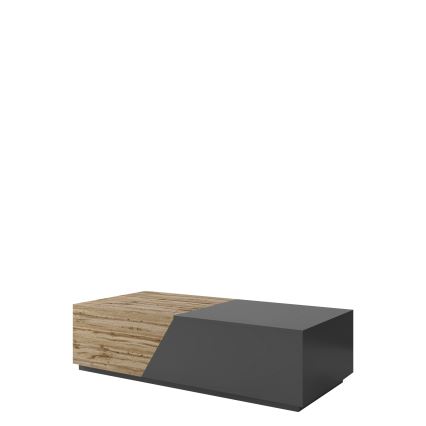 Konferenční stolek CEELIAS 42x124 cm antracit/dub wotan