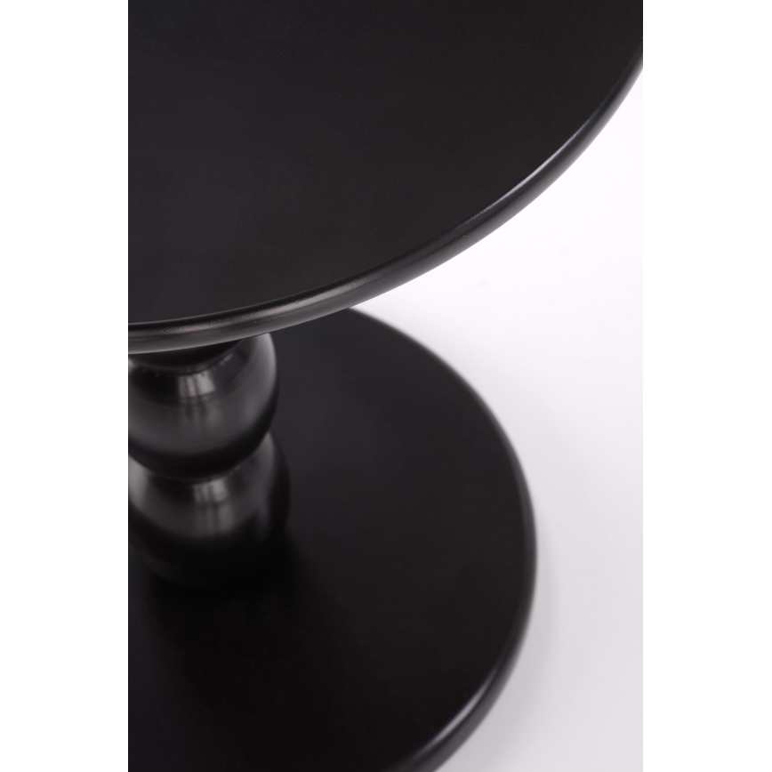Konferenční stolek CIRILA pr. 40 cm černá