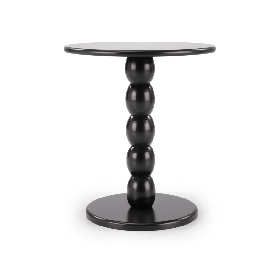Konferenční stolek CIRILA pr. 40 cm černá