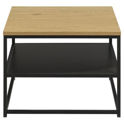 Konferenční stolek CORA 55x55 cm dub/černá