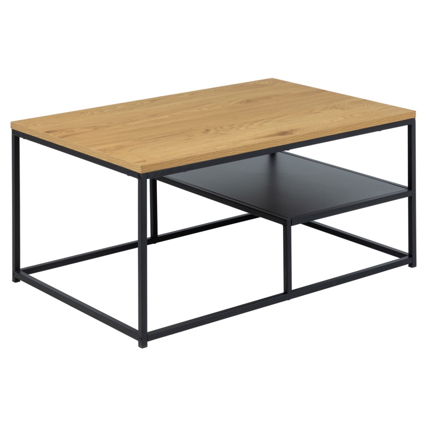 Konferenční stolek CORA 90x60 cm dub/černá