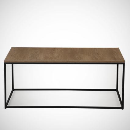 Konferenční stolek COSCO 95x55 cm hnědá/černá