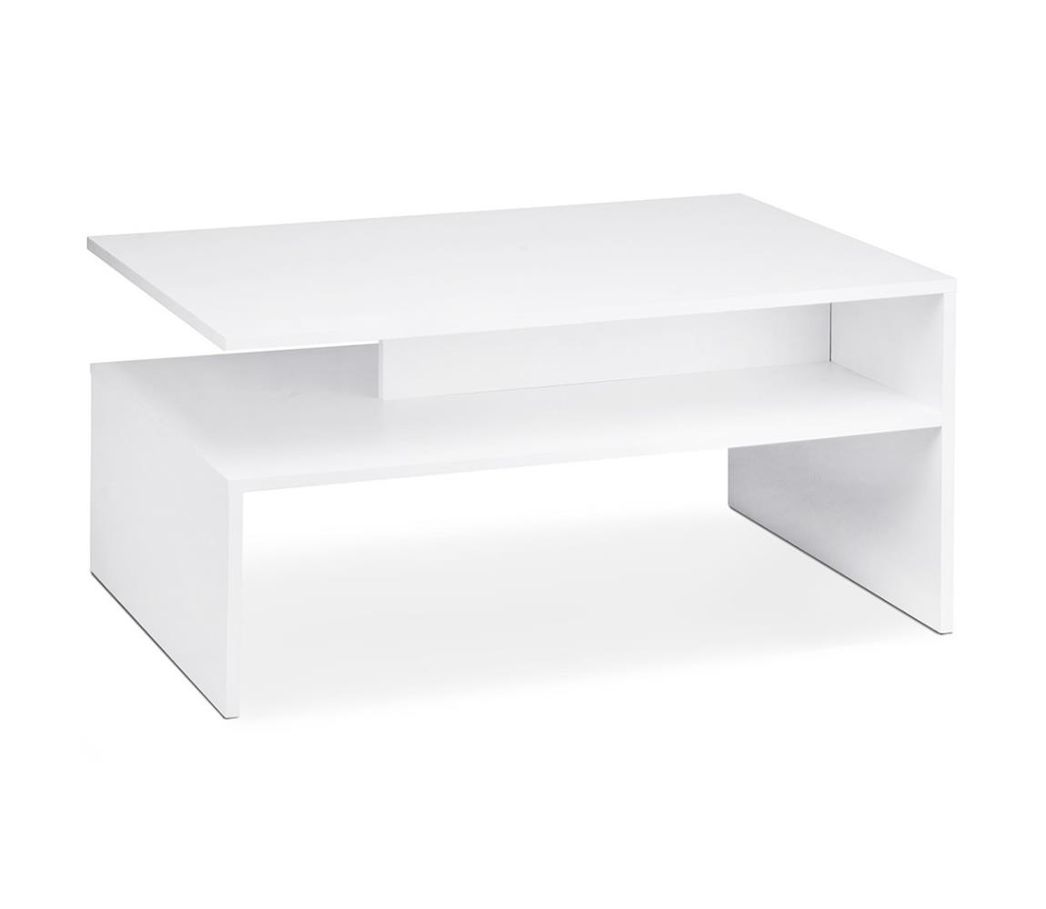 Konsimo Sp. z o.o. Sp. k. Konferenční stolek DELCHI 45x90 cm bílá 