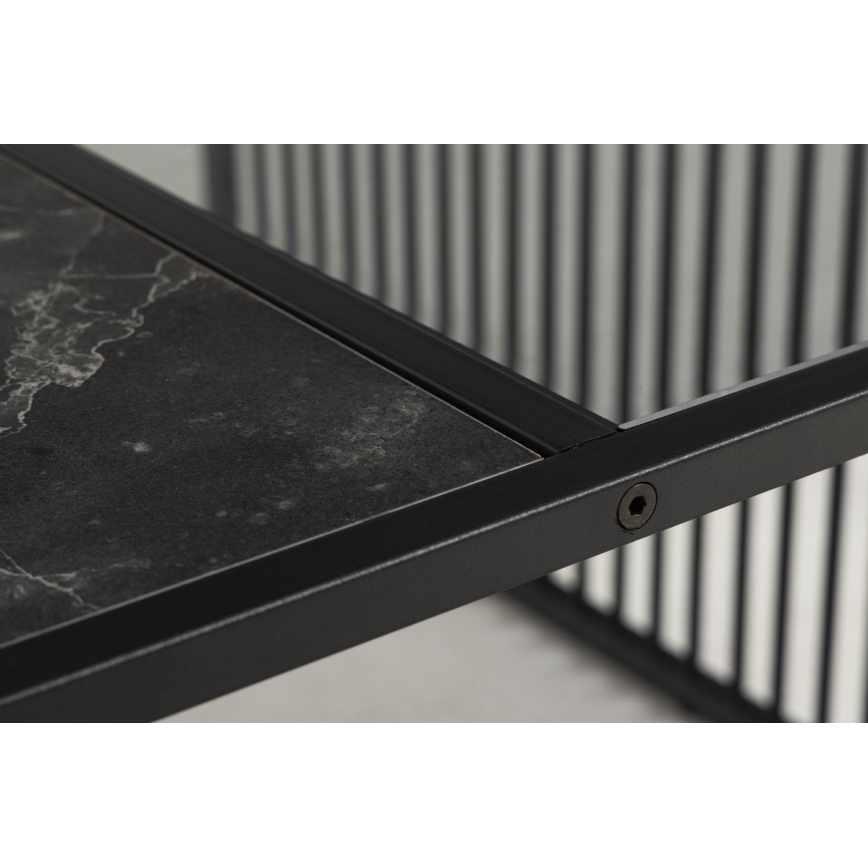 Konferenční stolek DEVIN 80x80 cm černá