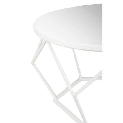 Konferenční stolek DIAMOND 40x70 cm bílá