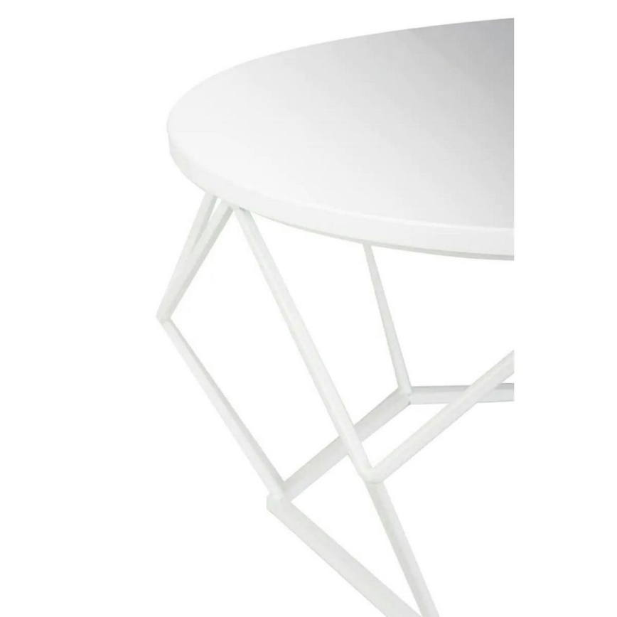 Konferenční stolek DIAMOND 40x70 cm bílá