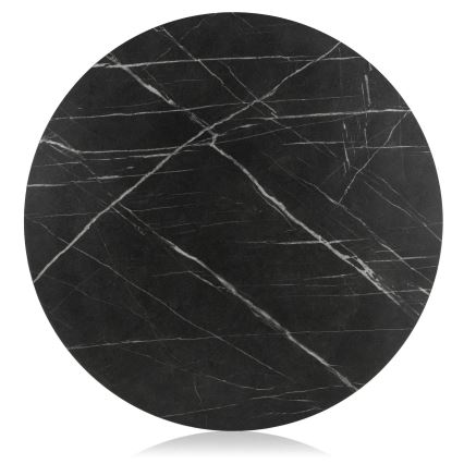 Konferenční stolek DIAMOND 40x70 cm zlatá/černá/bílá