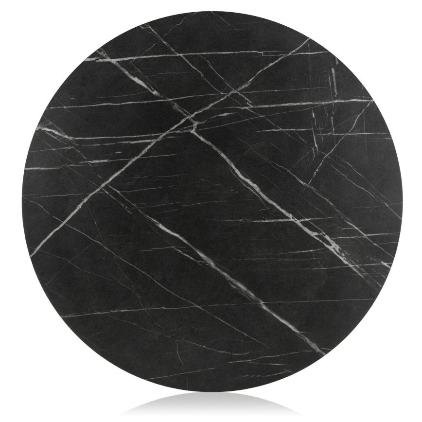Konferenční stolek DIAMOND 40x70 cm zlatá/černá/bílá