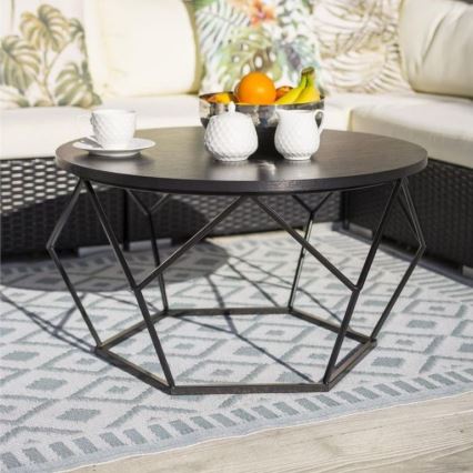 Konferenční stolek DIAMOND 70 cm černá