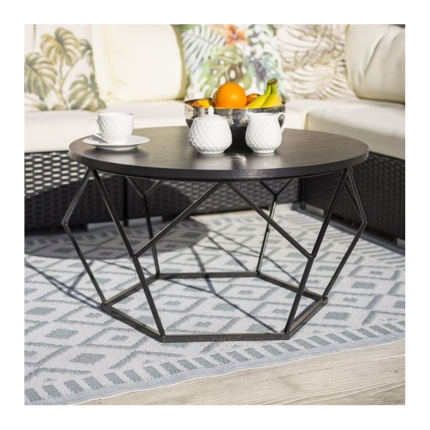 Konferenční stolek DIAMOND 70 cm černá