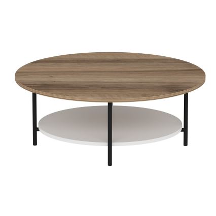 Konferenční stolek ELIS 36x90 cm dub/bílá