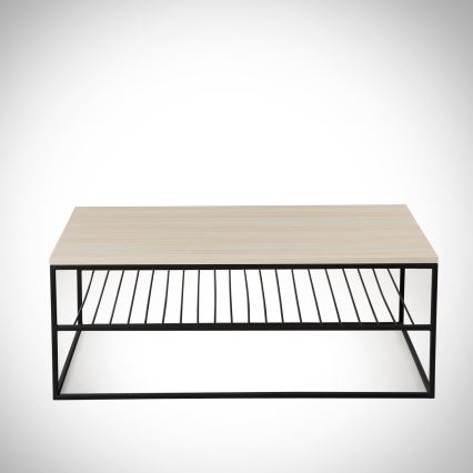 Konferenční stolek ETNA 43x95 cm béžová/černá