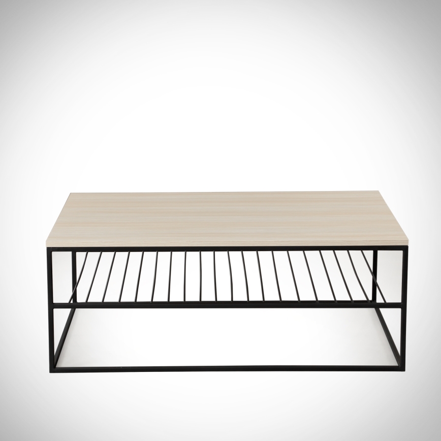 Konferenční stolek ETNA 43x95 cm béžová/černá