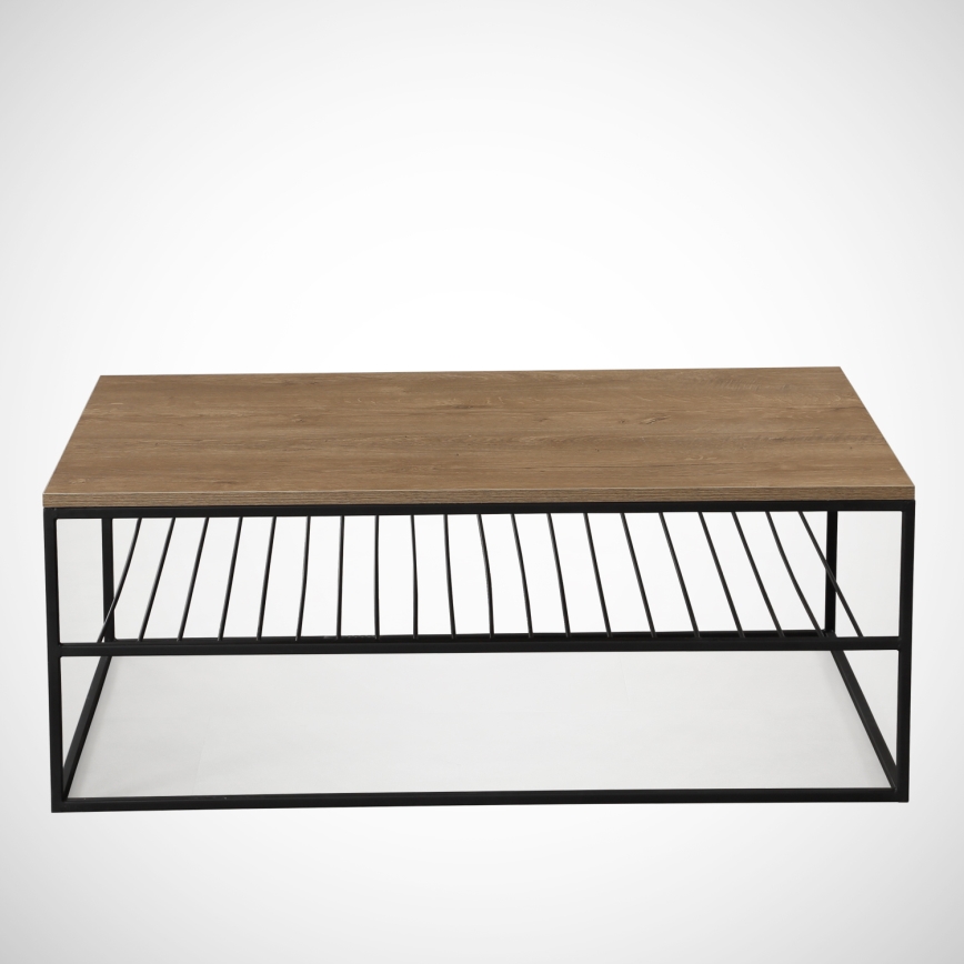 Konferenční stolek ETNA 43x95 cm hnědá/černá