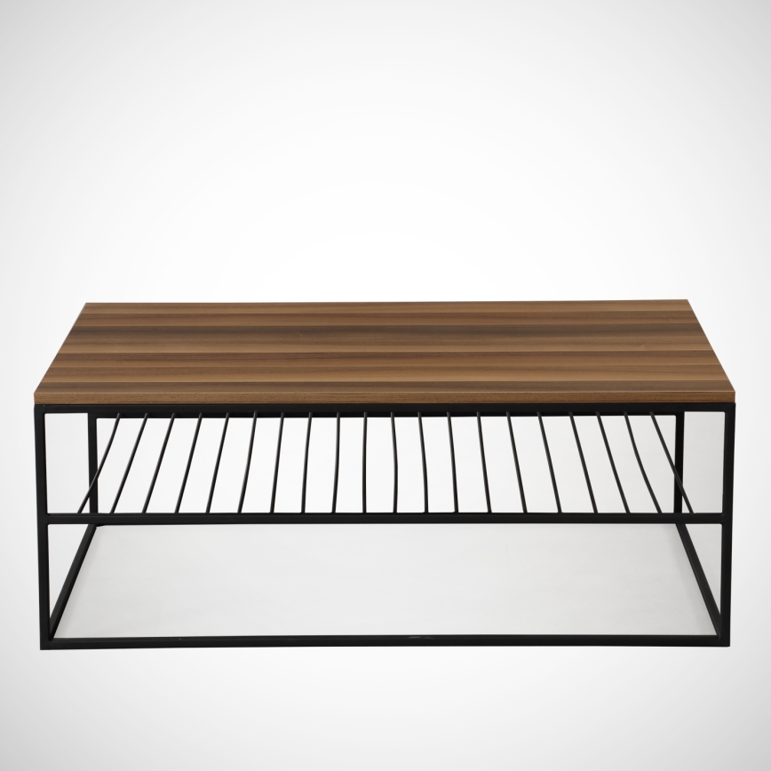 Konferenční stolek ETNA 43x95 cm hnědá/černá