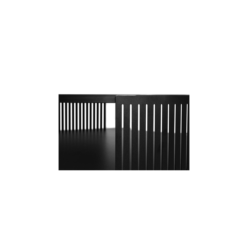 Konferenční stolek FIKOLI 40x75 cm černá/zlatý dub