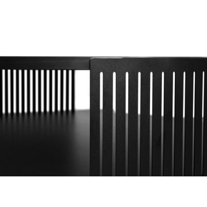 Konferenční stolek FIKOLI 75 cm černá/zlatý dub
