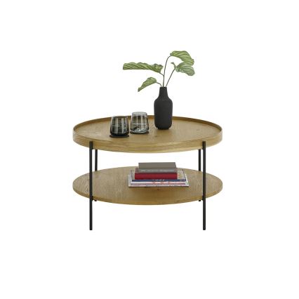 Konferenční stolek FURNI 80 cm dub